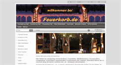 Desktop Screenshot of feuerkorb.de