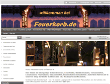 Tablet Screenshot of feuerkorb.de